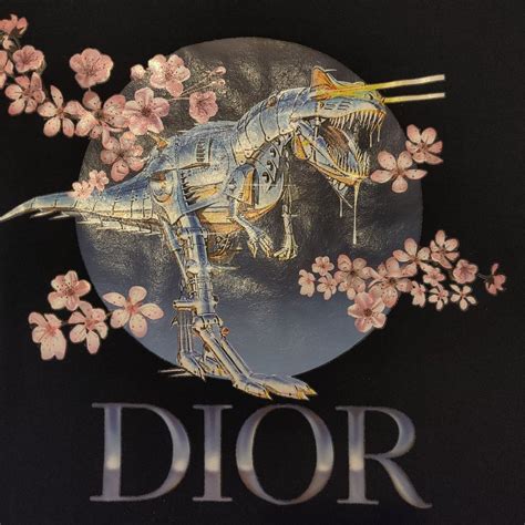 dior sorayama jewelry|Dior sorayama tyrannosaurus shirt.